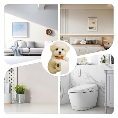 Resin Dog Tissue Holder - Toilet Paper Dispenser Bathroom Decor