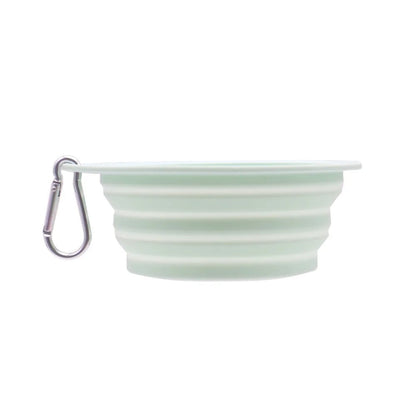 Foldable Dog Bowl Portable Collapsible Pet Travel Water Food Dish
