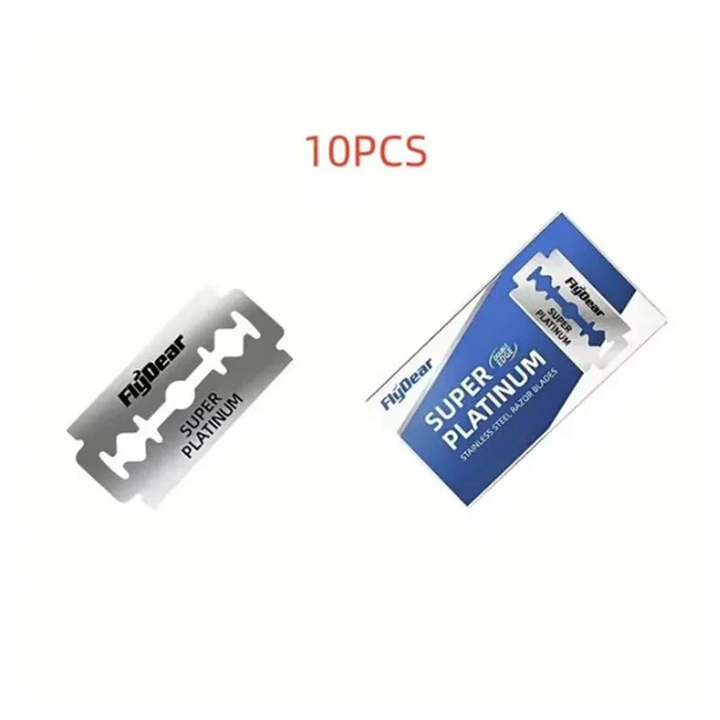 Stainless Steel Straight Razor - Folding Shaving Knife for Men
