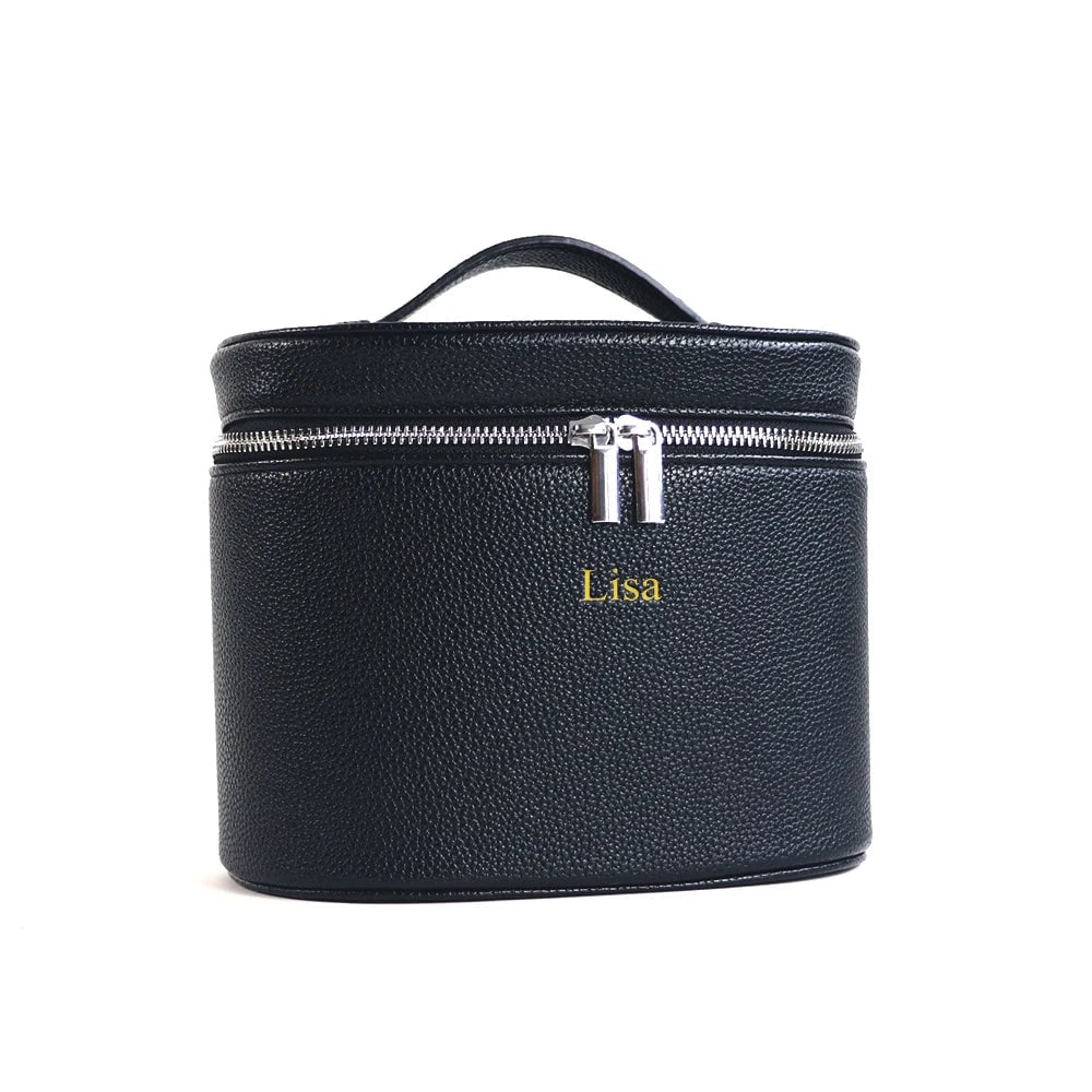 Large PU Leather Cosmetic Box - Customizable Travel Makeup Organizer
