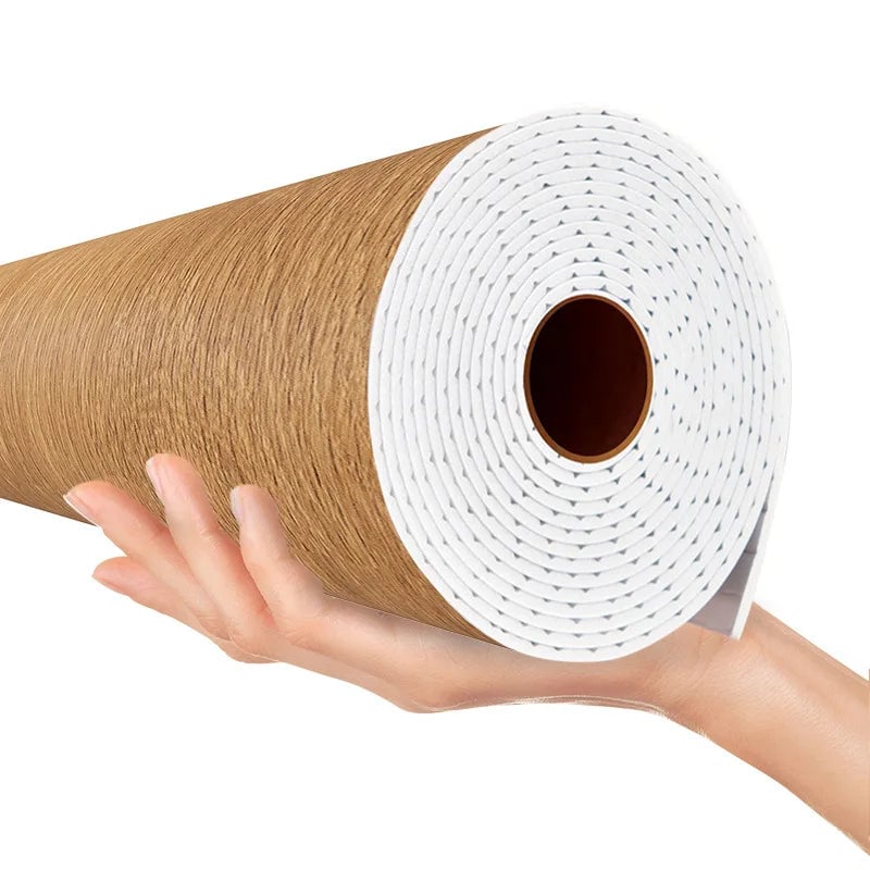 Waterproof Self-Adhesive Wood Grain Peel & Stick Wallpaper Veneer