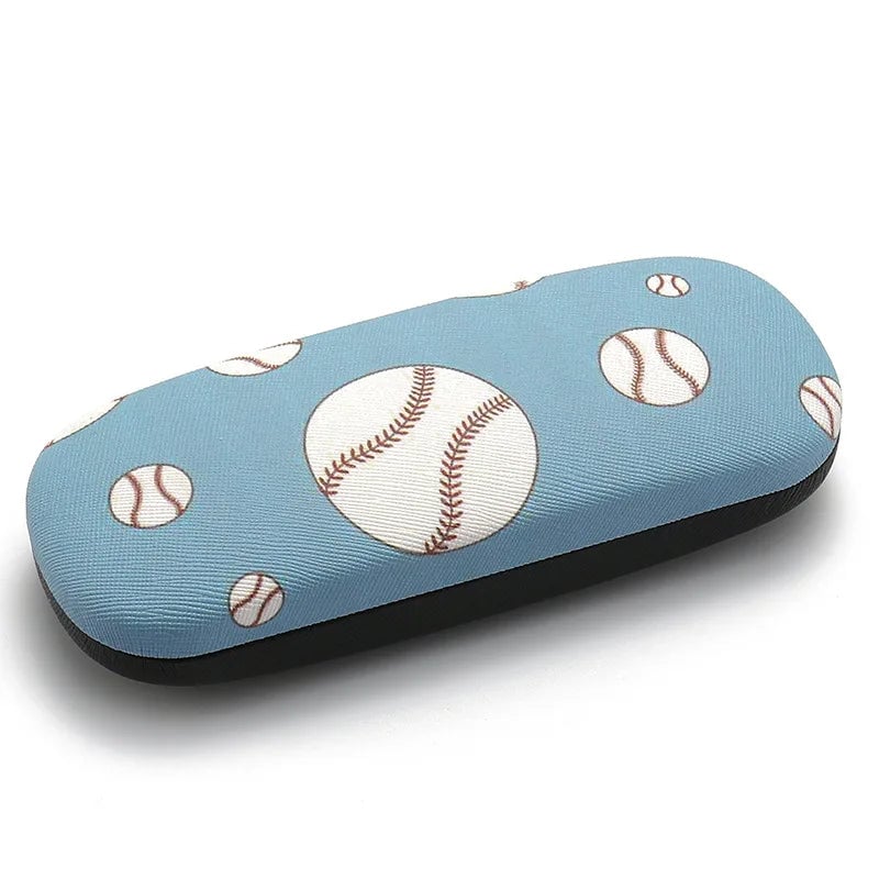 Hard Panda Kids Glasses Case with Cleaning Cloth - Portable Myopia