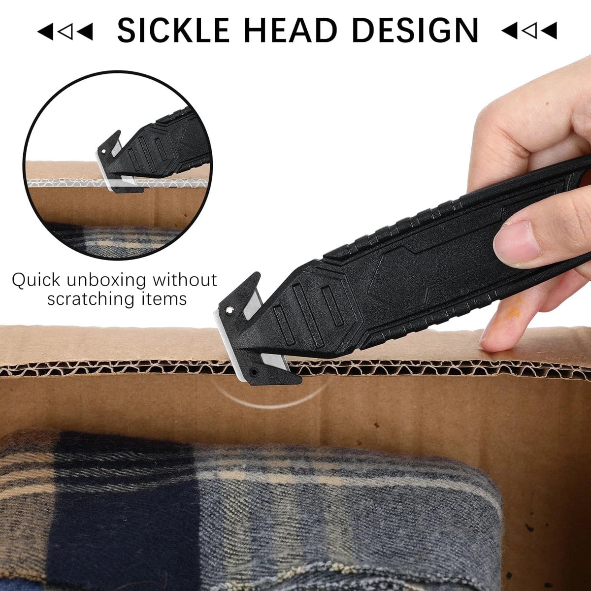 Heavy Duty Box Cutter Knife - Cardboard Letters Tool Tape Dispenser