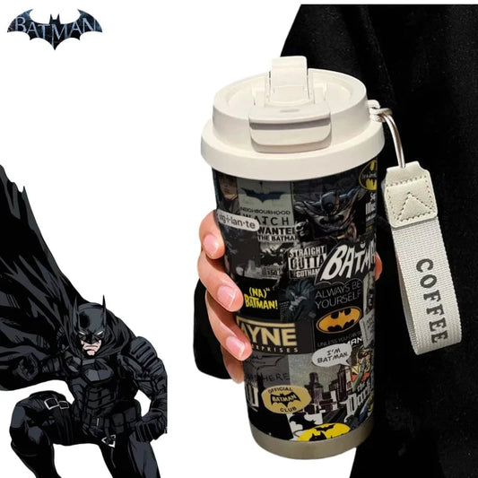 Batman Justice League Stainless Steel Thermos Mug Large Capacity