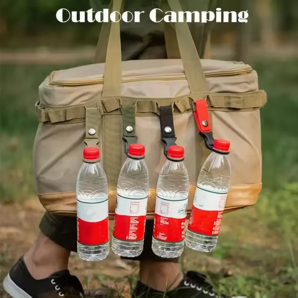 Nylon Webbing Buckle Water Bottle Holder Carabiner Belt Clip