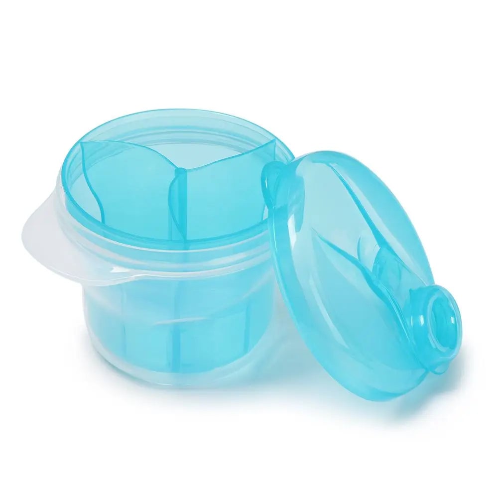 3-Dose Baby Formula Dispenser Container - Portable Milk Powder Storage