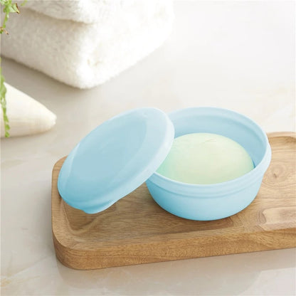 Portable Round Sealed Soap Case - Waterproof Travel Soap Holder