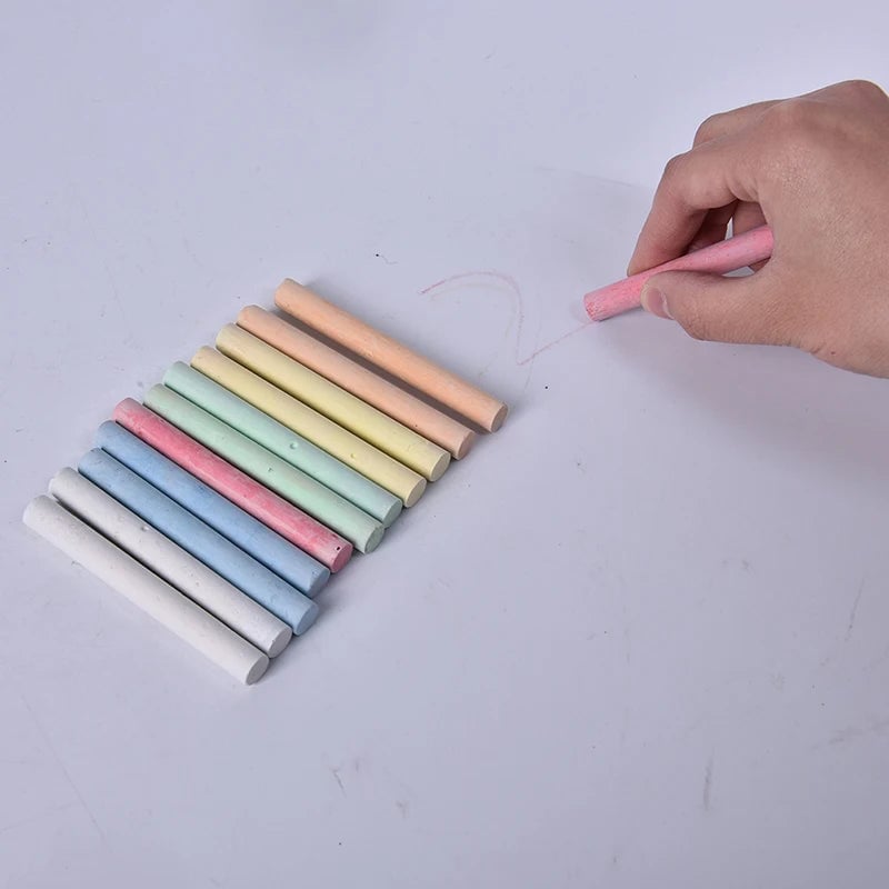 12-Piece Dustless Chalk Pen Set for Blackboard Writing & Drawing