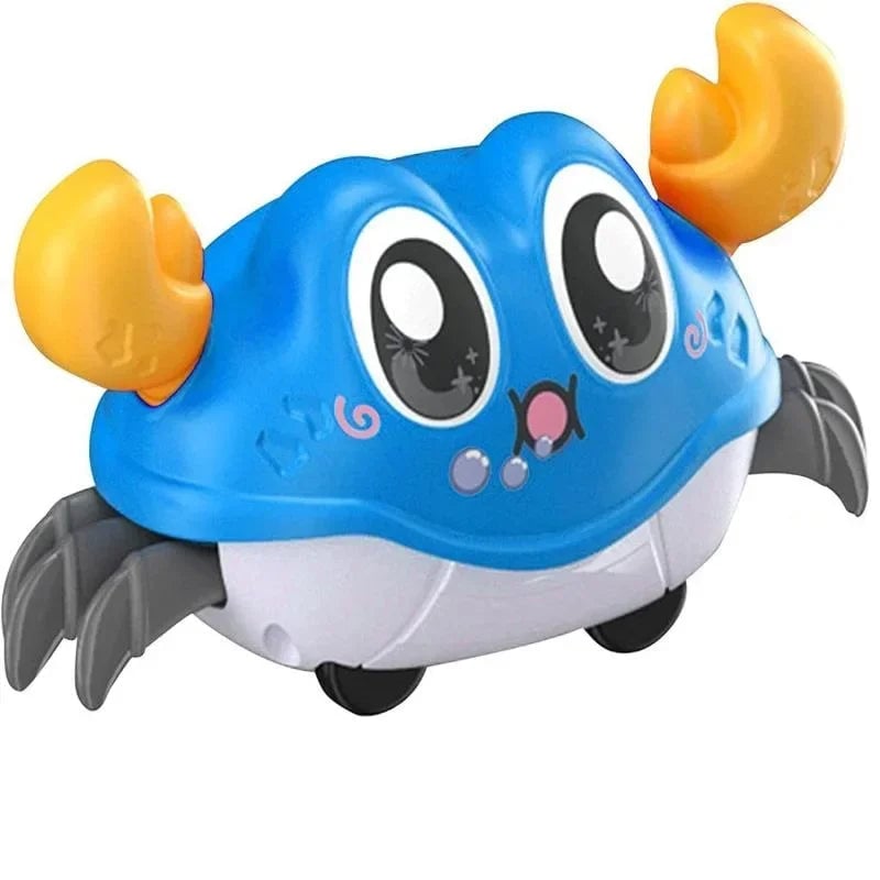 Double Force Walking Crab Sensory Toy Interactive Crawling Baby