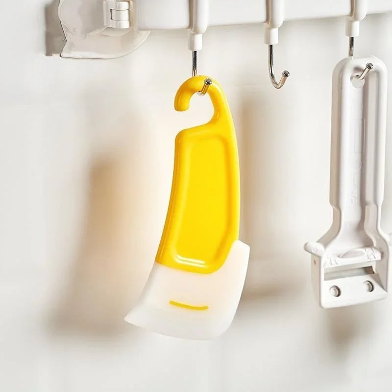 Soft Blade Kitchen Scraper Spatula - Pan Pot Dish Cleaning Tool