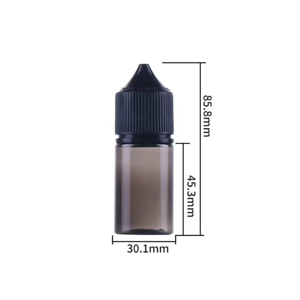 Portable Oil Filling Bottles 10-100ml PET Pointed Squeezable Dropper