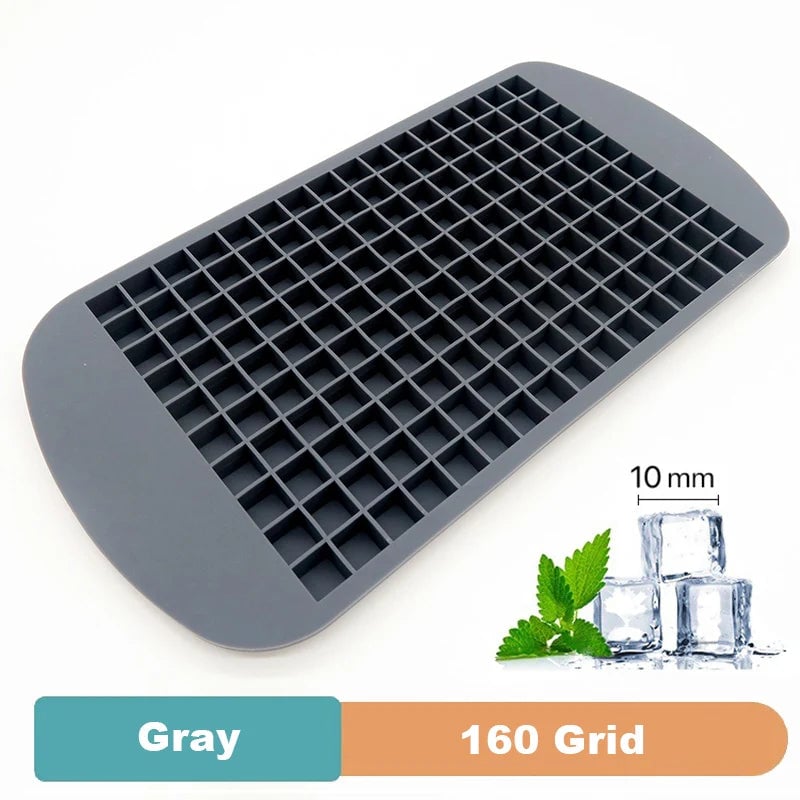 Giant Ice Cube Tray Silicone Mold - 4 6 8 15 160 Grid Food Grade