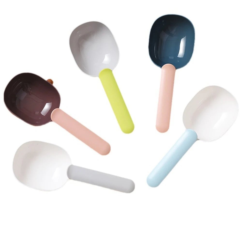 Multifunctional Pet Food Scoop with Sealing Clip & Measuring Cup