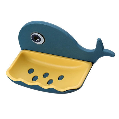 Cartoon Soap Box Drain Holder - Bathroom Shower Storage Tray
