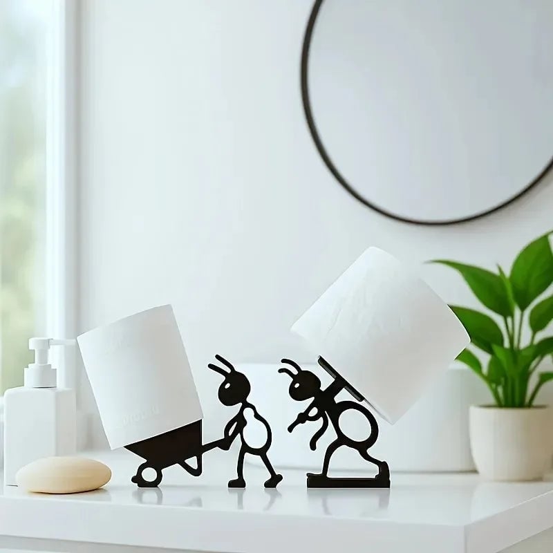 Minimalist Animal Tissue Holder - Practical Paper Roll Dispenser