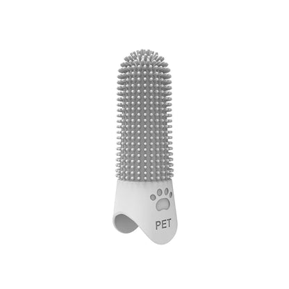Silicone Pet Finger Toothbrush - Cat Dog Teeth Cleaning Tartar