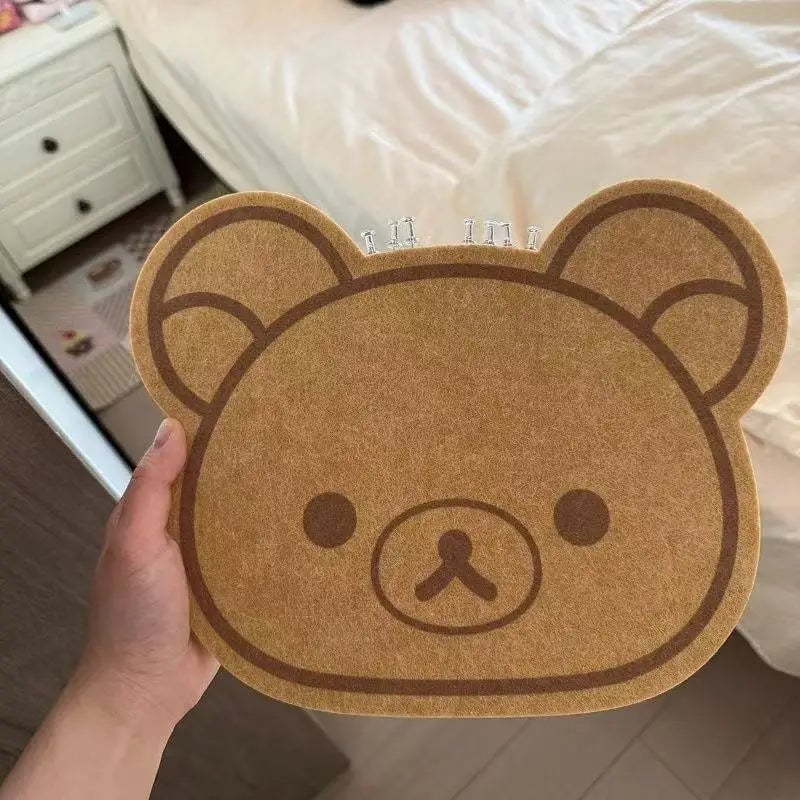 Bear Felt Message Board Wall Decor - Korean Style Sticky Note Board