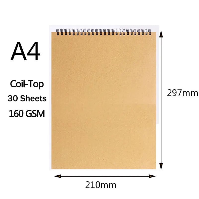 Professional Spiral Sketchbook Thick Paper Art Drawing Notebook