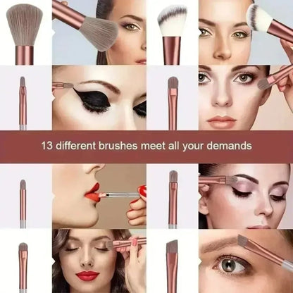 Professional Makeup Brush Set - Soft Fluffy Foundation & Blending
