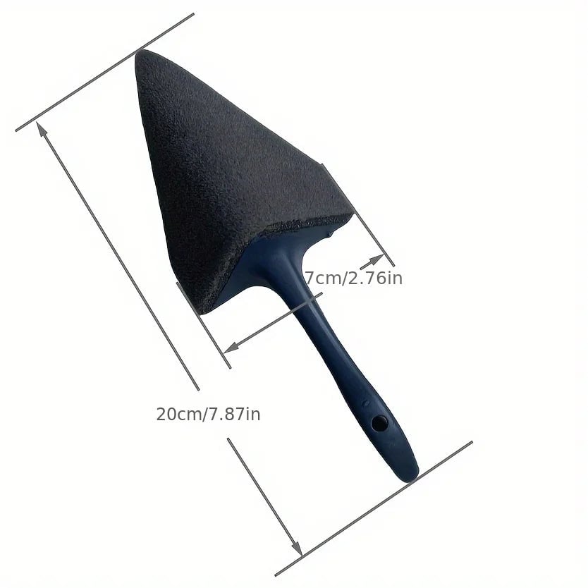 Triangle Paint Brush Plastic Handle - Corner Gap Painter Tool