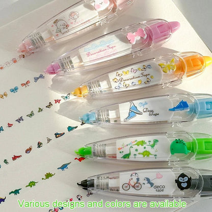 DIY Patterned Decorative Correction Tape - Cute Design for Diaries