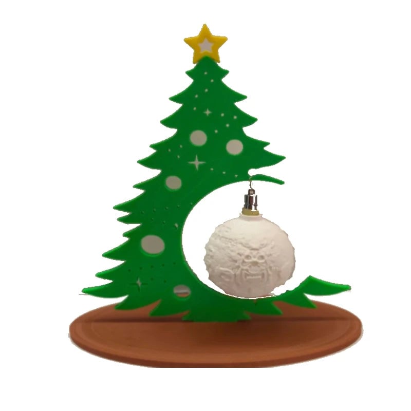 DIY Hollow Ball Christmas Tree Decoration Tabletop Xmas Ornament