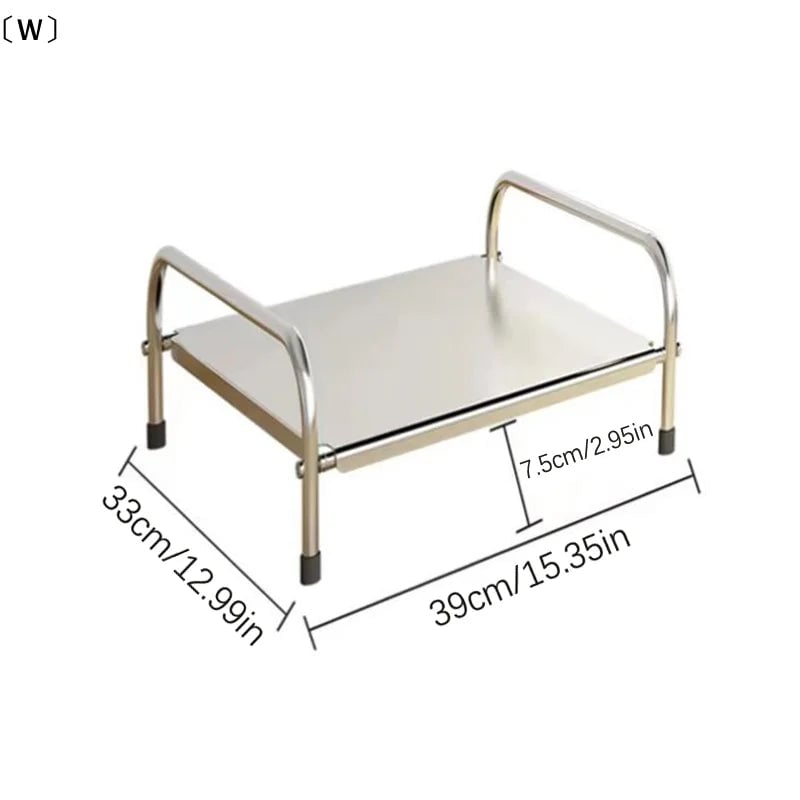 Stainless Steel Induction Cooker Floor Stand Multifunctional Rack