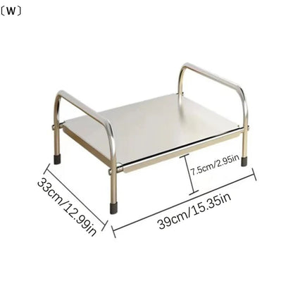 Stainless Steel Induction Cooker Floor Stand Multifunctional Rack