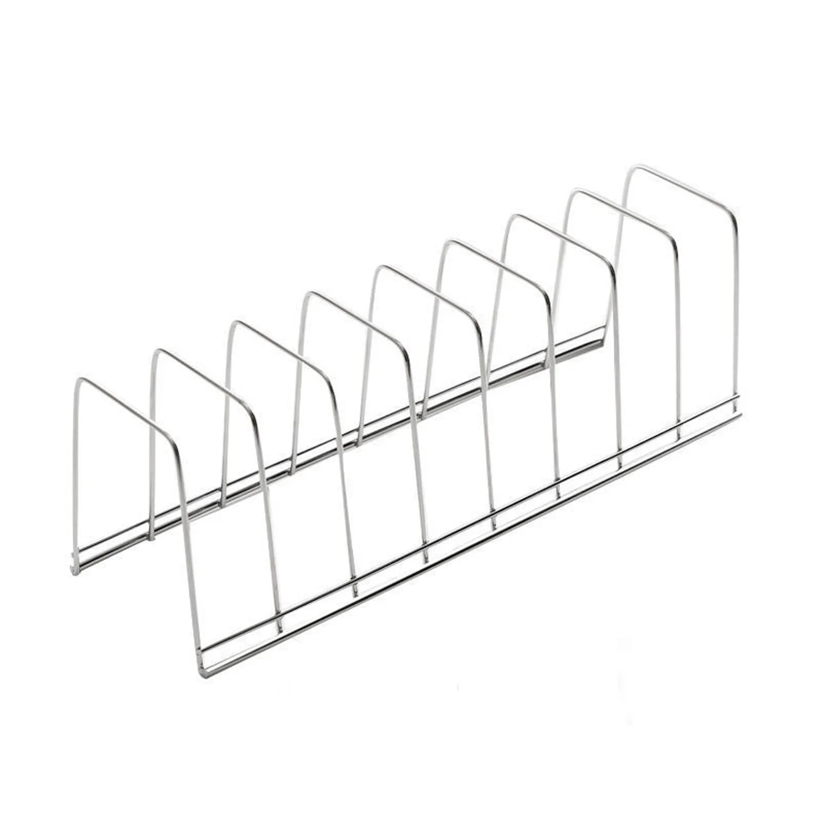 Stainless Steel Kitchen Bowl Organizer Thick Wall Dish Storage Rack