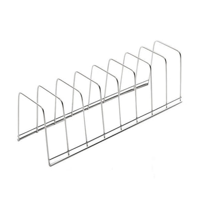 Stainless Steel Kitchen Bowl Organizer Thick Wall Dish Storage Rack