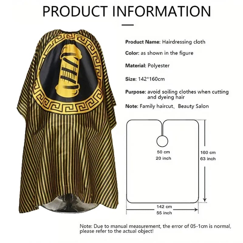 Professional Hair Cutting Cape - Waterproof Salon Apron for Styling