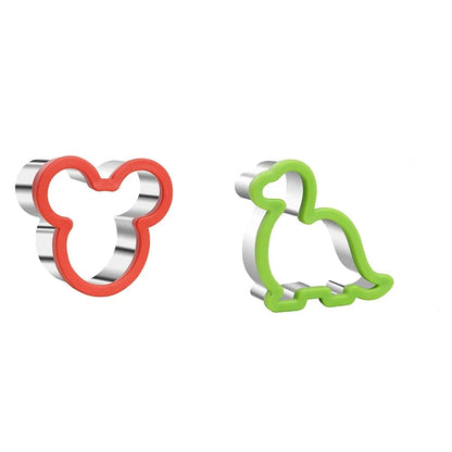 Kids Sandwich Cutters Set Heart Star Mickey Shape Bread Toast Molds