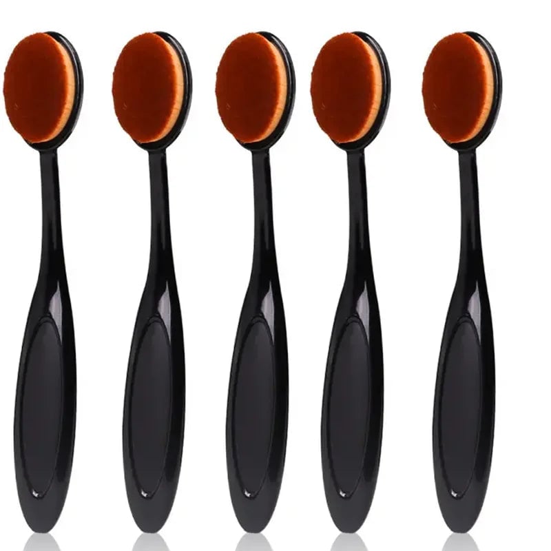 Toothbrush Foundation Brush Set - Large Dense Bristles Makeup Tool