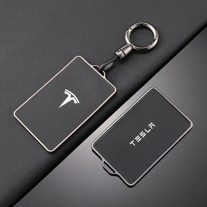 TPU Leather Tesla Key Fob Case NFC Compatible Model 3/S/X/Y Cover