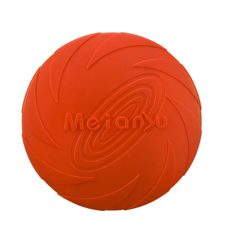 Silicone Flying Disc Dog Training Toy - Outdoor Interactive Pet Play