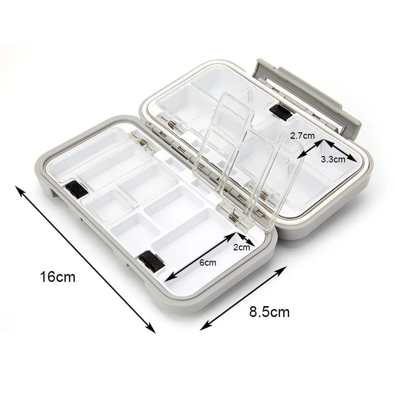 16 Grid Weekly Pill Organizer Box - Medicine Storage Container