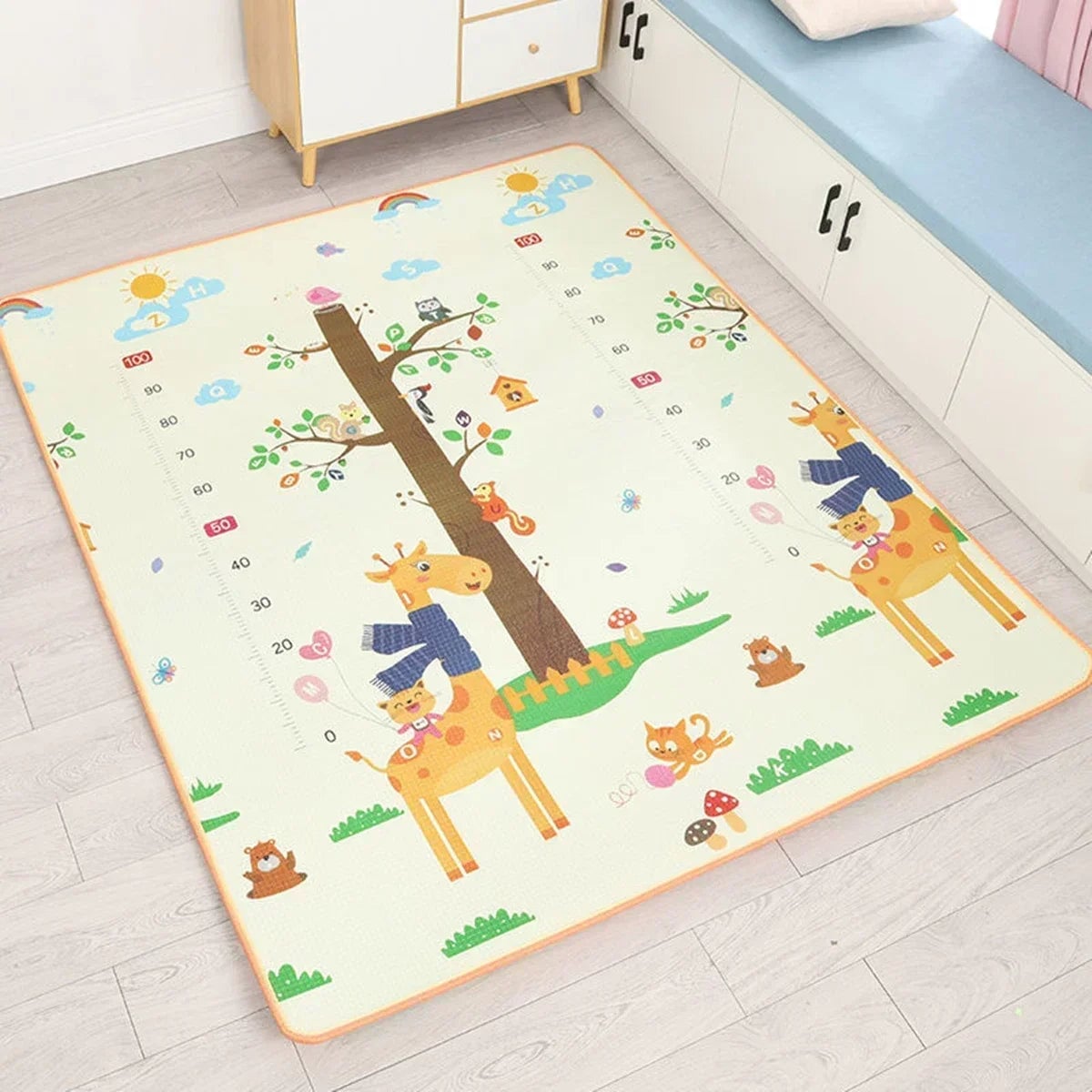 Non-Toxic EPE Baby Crawling Play Mat Activity Gym Carpet Game Rug