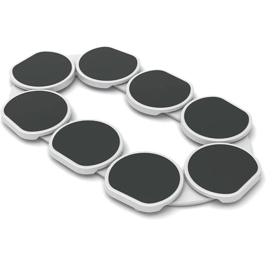 Manual Expandable Rotating Turntable Plate for Dining Table Kitchen