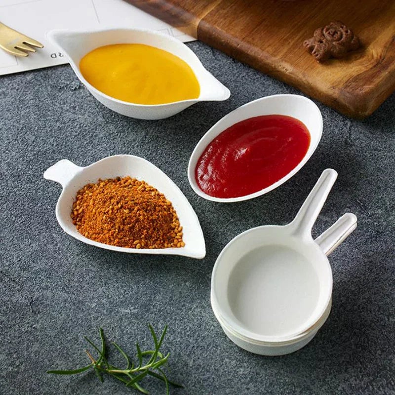 50 Pcs Water Drop Disposable Paper Dessert Plates High-Quality Trays