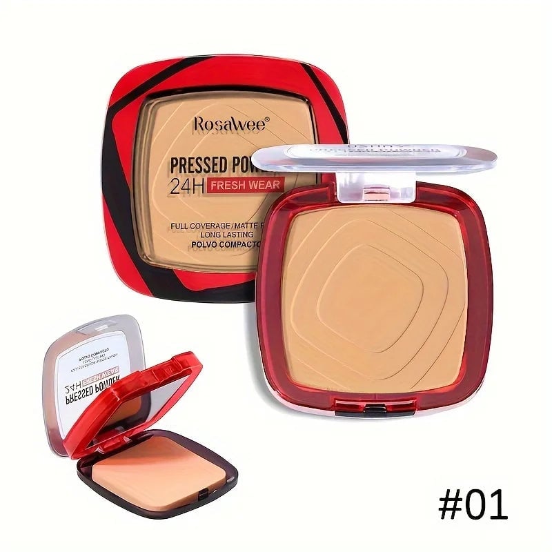 24H Matte Pressed Powder Foundation - Full Coverage Oil Control