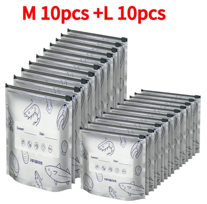 Aluminum Foil Leak Proof Reusable Food Storage Bags Sealed