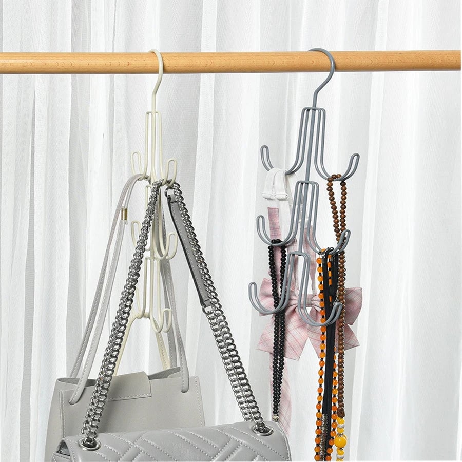 Rotatable Multi-Layer Wardrobe Hanger - Hat Tie Belt Bag Hook
