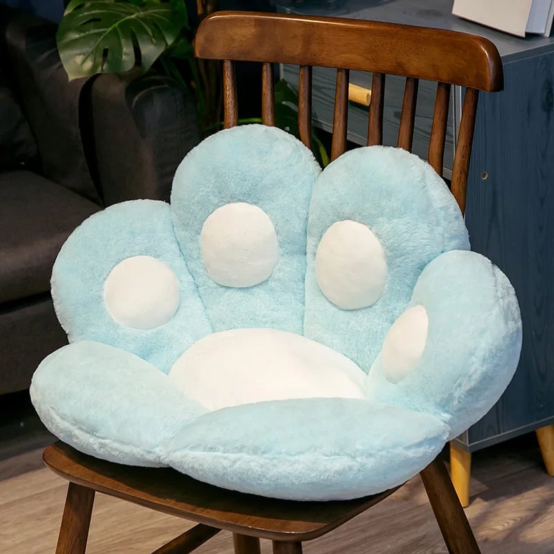 Cat Paw Shape Chair Cushion - Cozy Seat Pad Floor Pillow