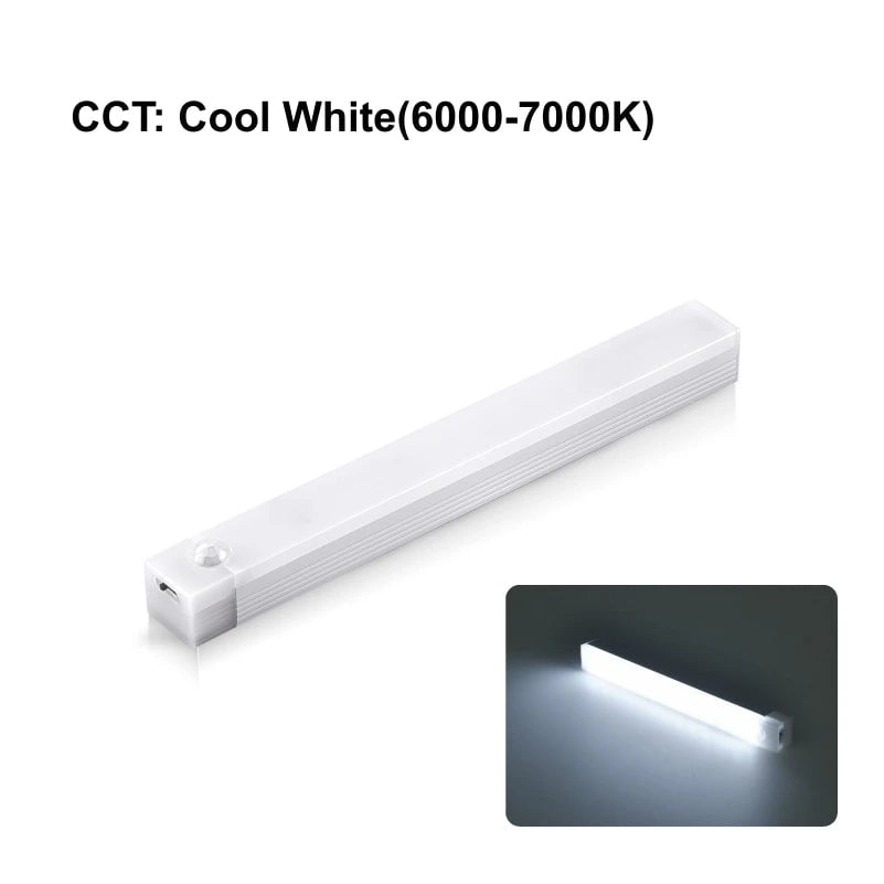 USB Rechargeable PIR Motion Sensor LED Cabinet Light Wireless