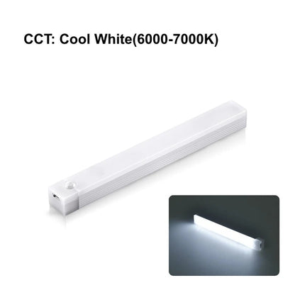 USB Rechargeable PIR Motion Sensor LED Cabinet Light Wireless