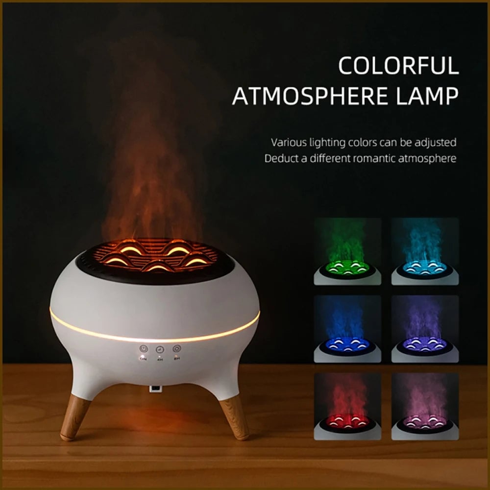 350ml LED Humidifier Essential Oil Diffuser Remote Control