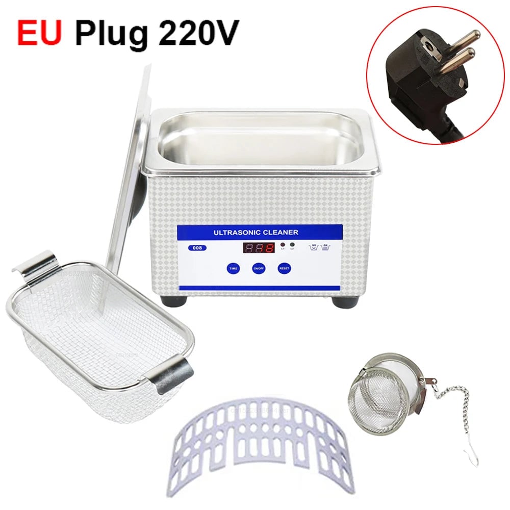 40kHz Ultrasonic Cleaner for Jewelry & Glasses - Professional Grade