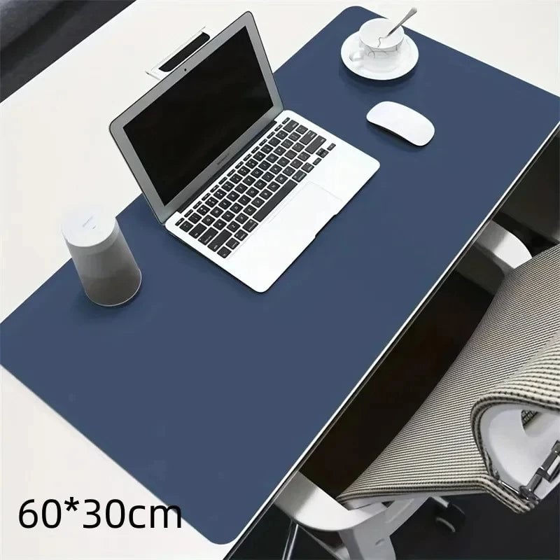 Large Office Desk Pad 600x300mm PU Leather Waterproof Mouse Mat