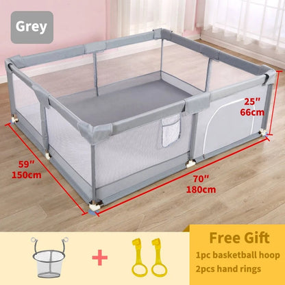 Panda Baby Playpen 4 Adjustable Sizes Activity Gym Safety Fence