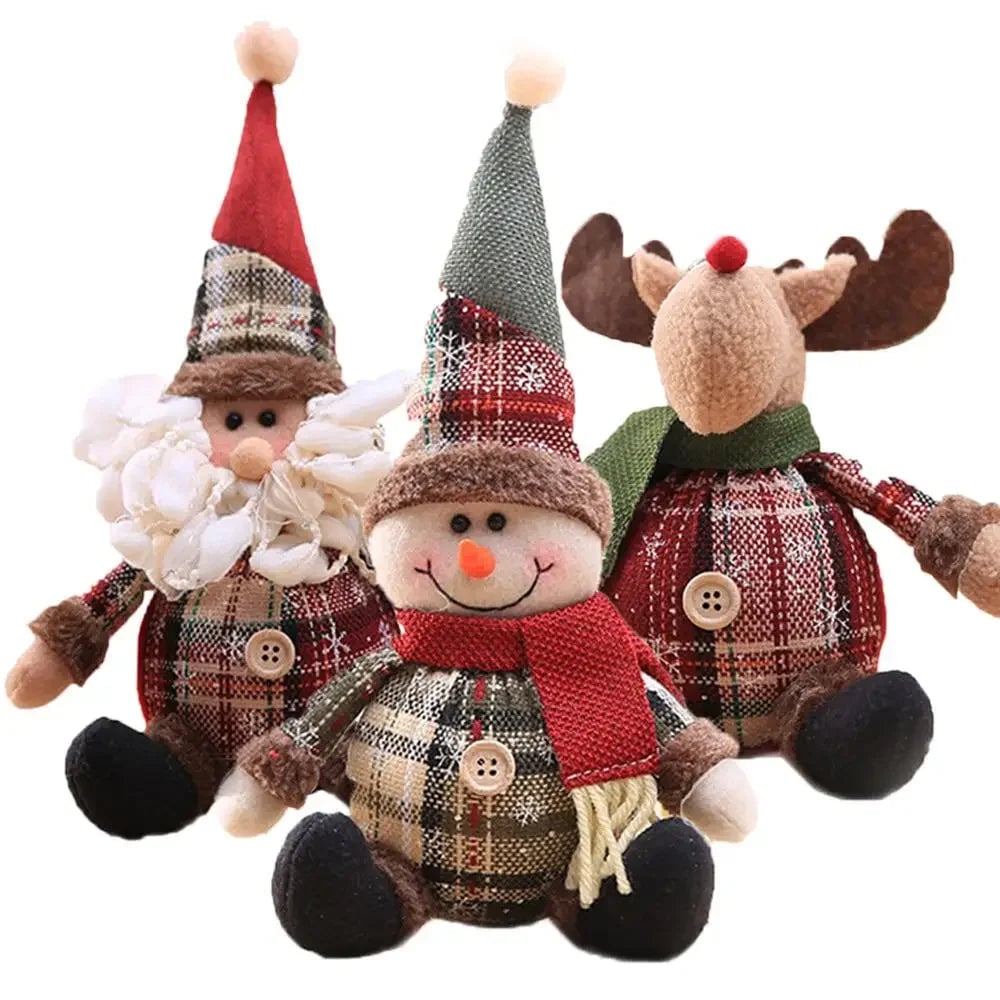 Christmas Santa Doll Table Decoration - Premium Holiday Ornament 2024